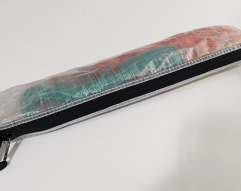 Dyneema zip bag tent stake bag pencil case style