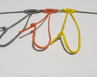 tarp connectors soft shackle prussic made with dyneema pair (2)