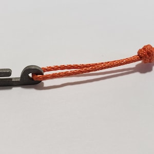 Crochet en titane pour mini crochet pour équipement, clip pour fil en titane