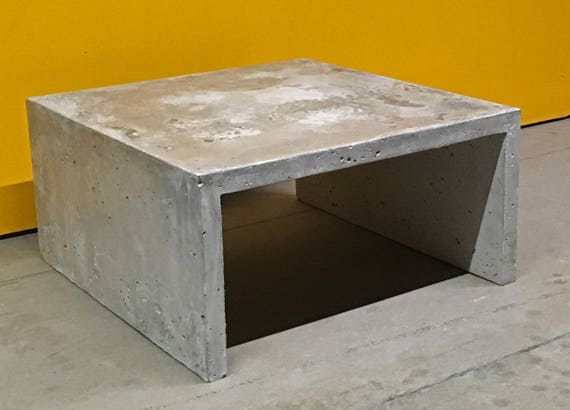 Sutter Hayes Design Handmade Distressed Concrete Table Etsy