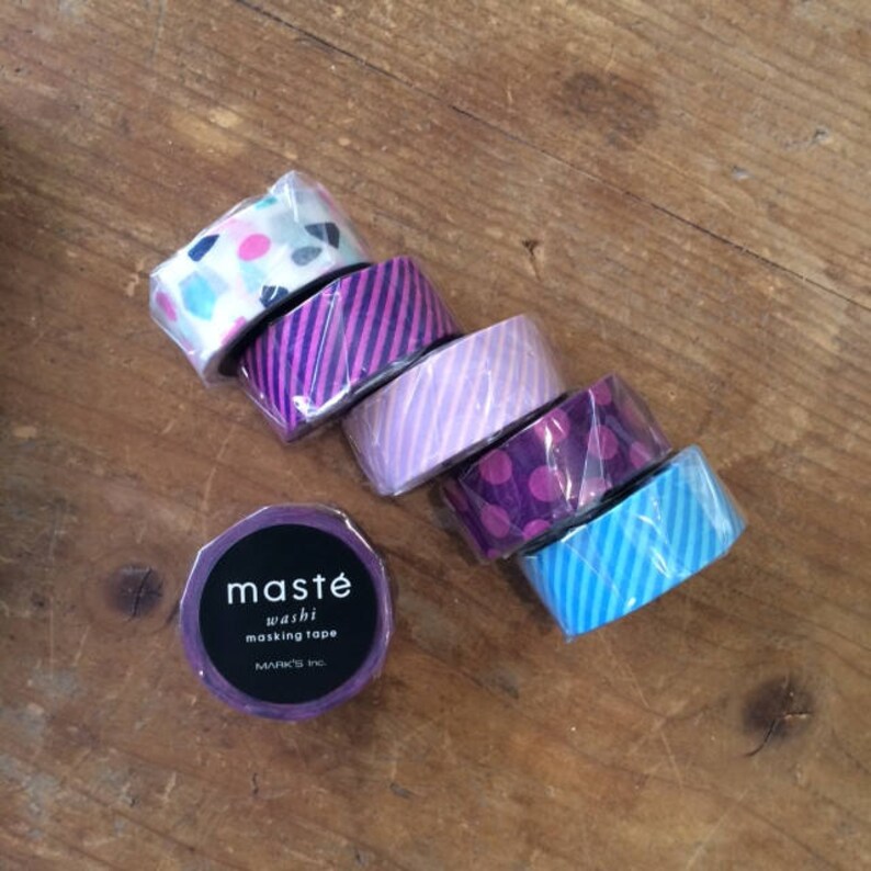 Japanese 7M masking tape Planner decoration tape Craft gift wrap Scrapbook tape Black and White dots washi tape