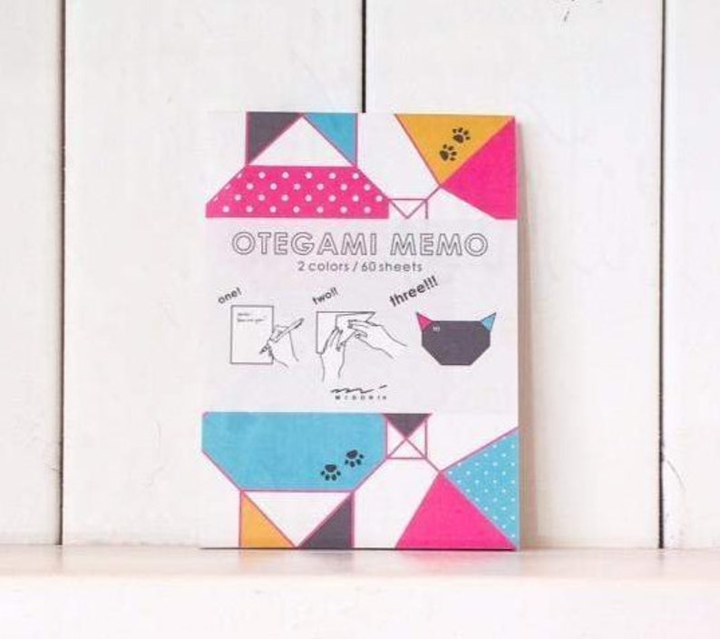 Katze Memo Notizblock Midori Notizblock Süße Weihnachtsgeschenk Für Kinder Spaß Papierblock Origami Falten Für Kinder Japanische Briefpapier