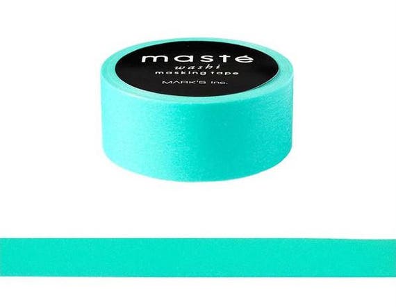 Solid Mint Washi Tape Japanese Tape Roll Xmas Decoration Etsy
