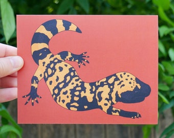 Gila Monster Grußkarte