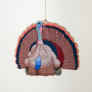 Wild Turkey Maple Ornament