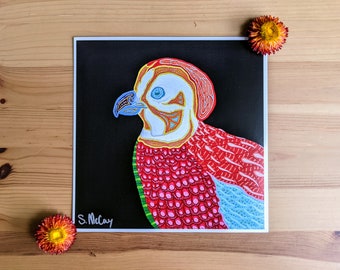 Quail Alebrije Print