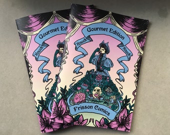 Knock Knock- Gourmet edition - 64 page quarterly horror zine, self published, horror comics, stories, art