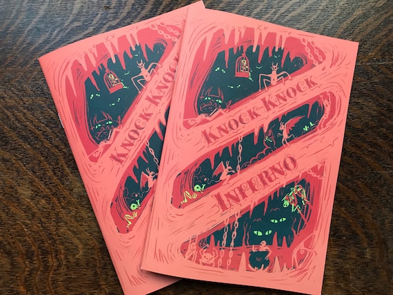 Knock Knock Horror Zine- Inferno Edition. Horror Comic, Art Zine