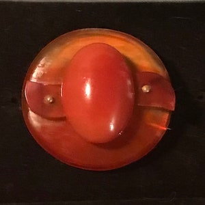 Carnelian 19th Century Scottish Pin - Victorian