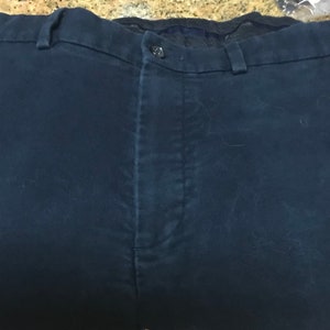 Brooks Bros. Plush Moleskin Pants - Luxurious, Heavy; in Navy. 34”waist, 30.5” inseam (Tagged 34-32)