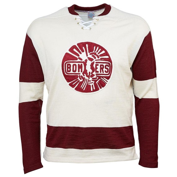 Ebbets Field Flannels Flim Flom Bombers 1957 Hockey Sweater