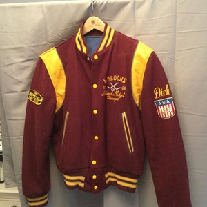 Vintage 1966 Championship Jacket -  National Midget Hockey -Lake Placid