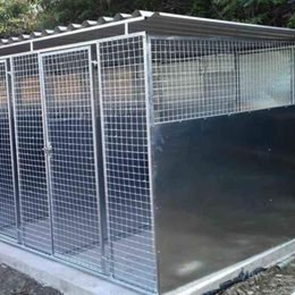 Complete 3 Block Kennels & Runs