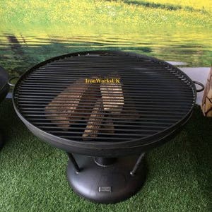 Fire Pit BBQ Brazier Logburner Full Circle BBQ Grill ONLY fire pit is not included