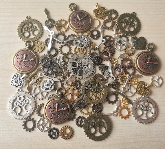 Mixed Watch Parts Jewelry Making Steampunk Art Craft Etsy UK