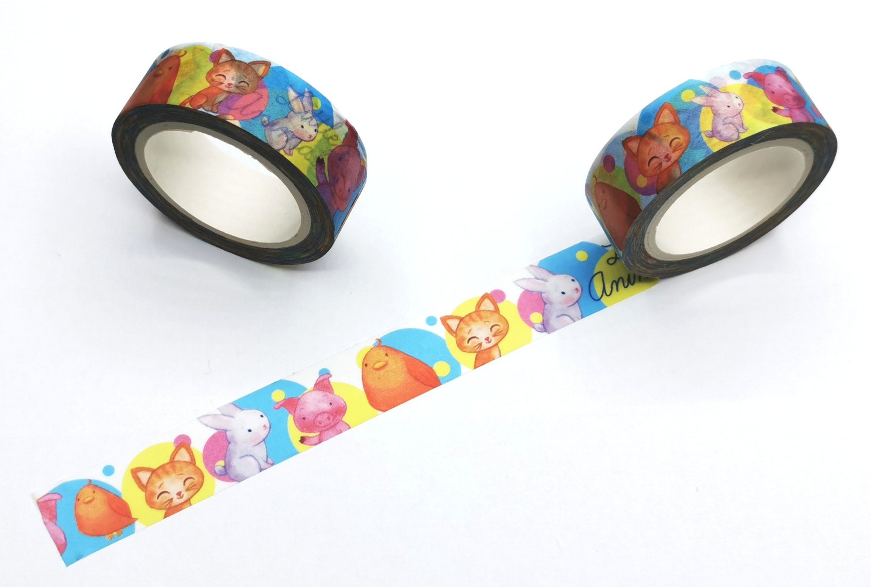 Decorative Planner Washi Tape, Color Masking Tape Set