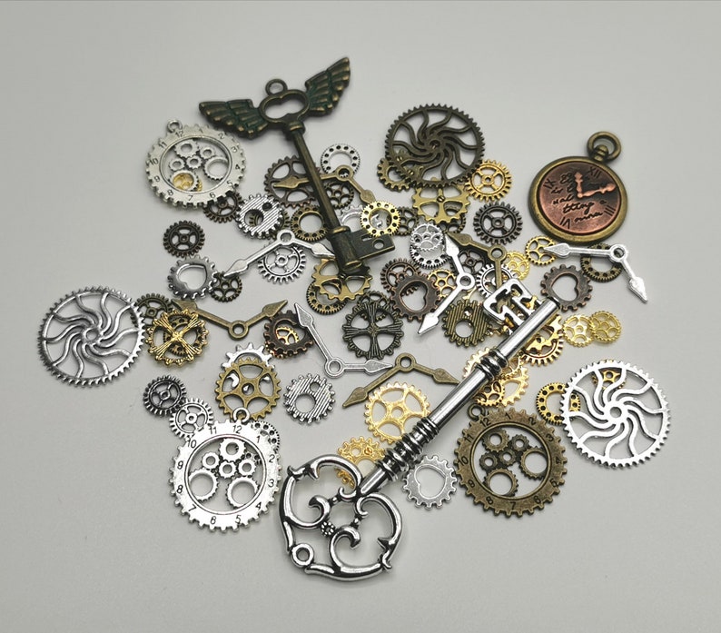 Mixed Watch Parts Jewelry Making Steampunk Art Craft Etsy UK