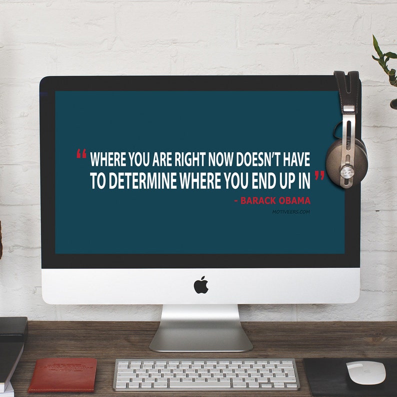 Barack Obama Quote Desktop Wallpaper Computer Background Etsy