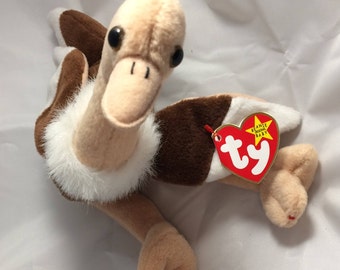 Ty Beanie Baby Fleece LAMB SHEEP 1996 PVC PELLET Vintage ORIGINAL MWT