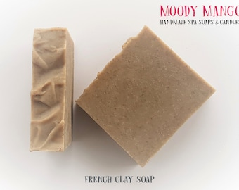No3. Handmade 'FRENCH CLAY' Soap - Woody Scent