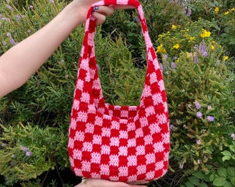crochet shoulder bag