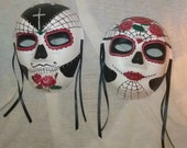 Dia De Los Muertos Masks Day of the Dead Halloween Calacas