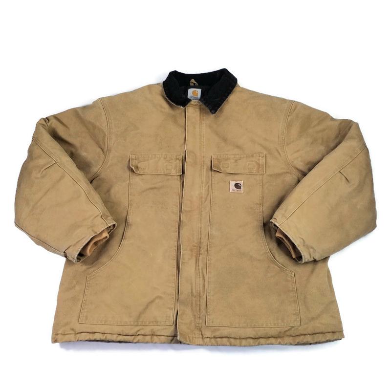 Vintage Carhartt C26 Sandstone Traditional Zip up Artic Quilt