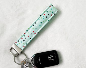 confetti key fob wristlet, fabric key holder, keychain, car accessories, car key accessory, car key holder, key fob keychain