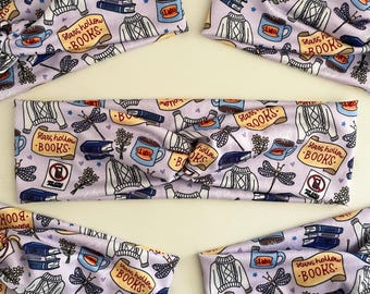 Stars Hollow Books Gilmore Girls Twist Headband: Stretchy Knotted Turban