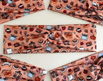 Luke's Diner Gilmore Girls Fall Twist Headband: Stretchy Knotted Turban