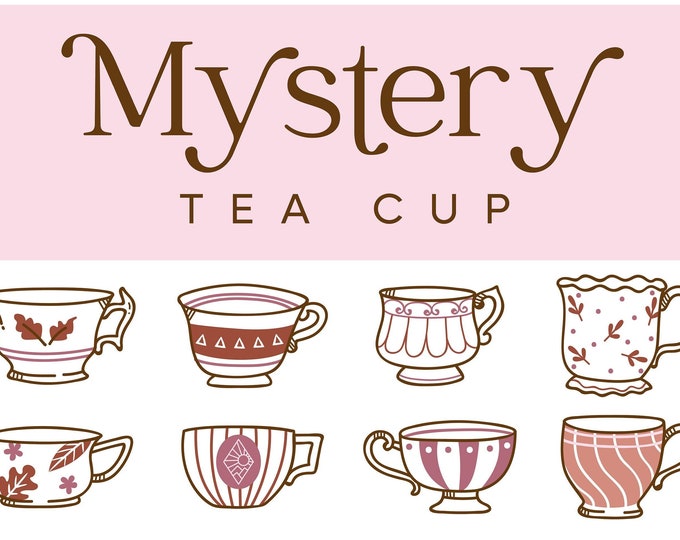 Mystery Vintage Tea Cup & Saucer Set