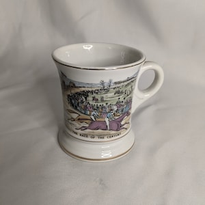 Vintage Shaving Mug - Race of the Century