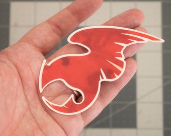 Redbird Makes Logo Sticker