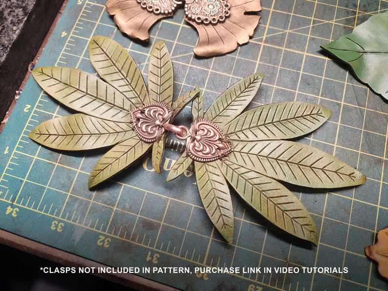 Leather Leaf Decorations Bild 7