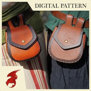 DIGITAL PATTERN: Explorer Leather Belt Pouch