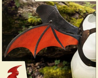DIGITAL PATTERN: Leather Bat Wings + Harness