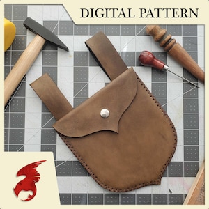 DIGITAL PATTERN: Witch's Leather Belt Satchel