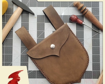 DIGITAL PATTERN: Witch's Leather Belt Satchel