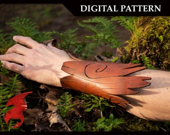 DIGITAL PATTERN: Druid Bark Bracers