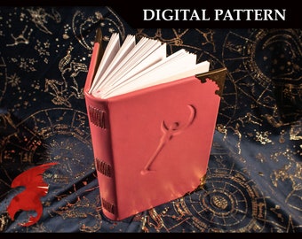 DIGITAL PATTERN: Exposed Binding Leather Journal