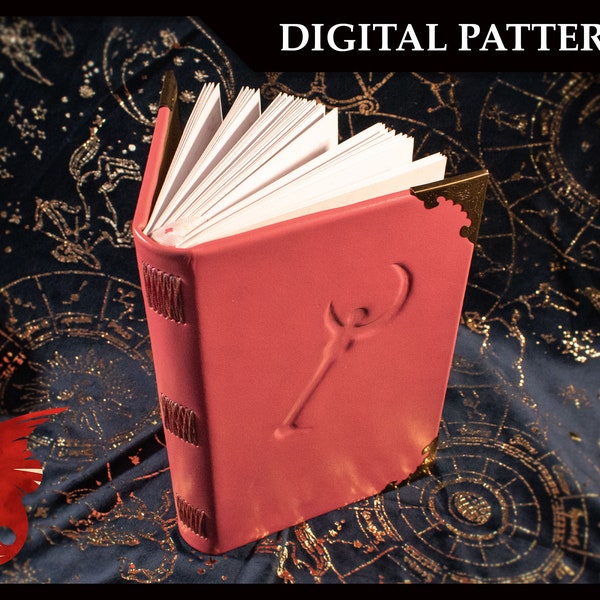 DIGITAL PATTERN: Exposed Binding Leather Journal