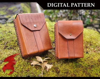 DIGITAL PATTERN: Leather Belt Box Pouch