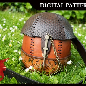 DIGITAL PATTERN: Leather Acorn Crossbody Bag