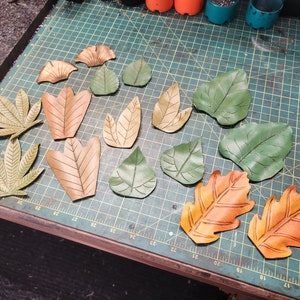 Leather Leaf Decorations image 4