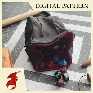 DIGITAL PATTERN: Leather Dice Pouch