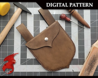 DIGITAL PATTERN: Witch's Leather Belt Satchel