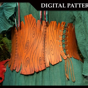 DIGITAL PATTERN: Druid Bark Corset