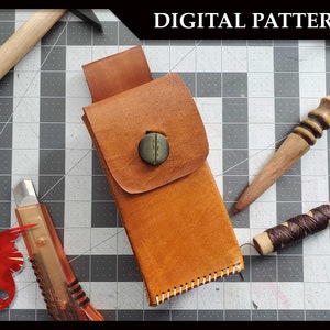 DIGITAL PATTERN: Rectangular Leather Belt Pouch