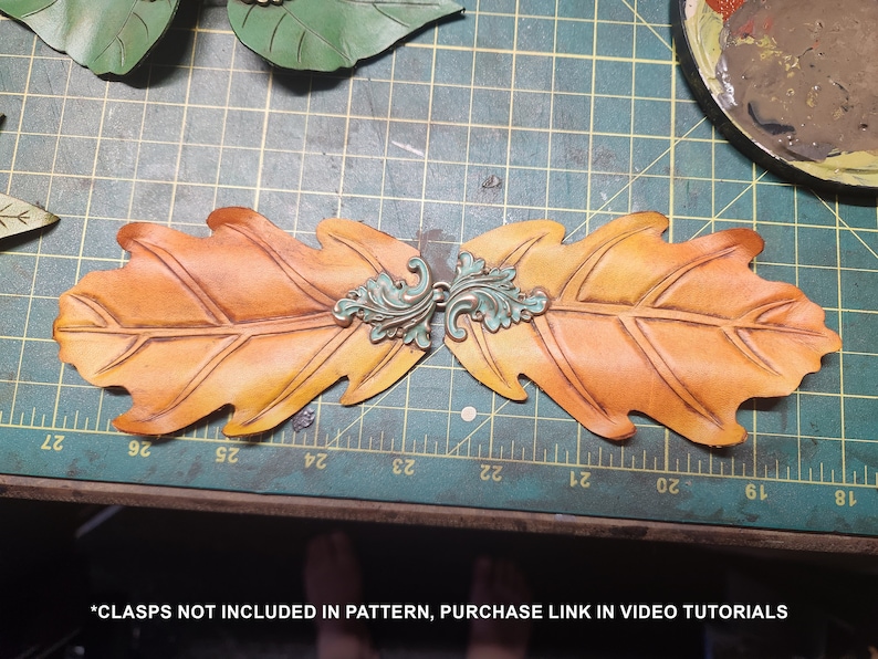 Leather Leaf Decorations Bild 6