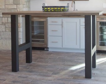 Metal Table Legs, H-Frame Style - Any Size & Color!